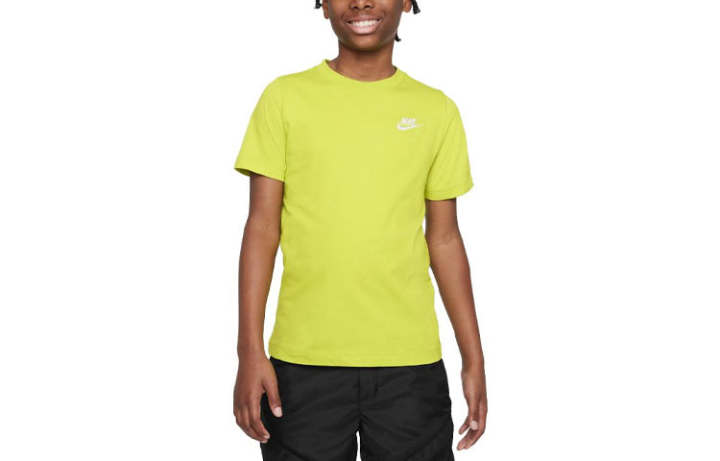 Nike Nike T Shirt Yellow Green Kids'
