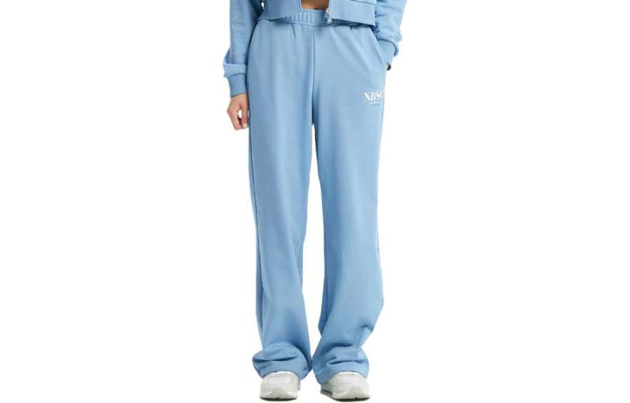 New Balance New Balance Casual Pants Women's Blue Moderate Straight Fit Pants