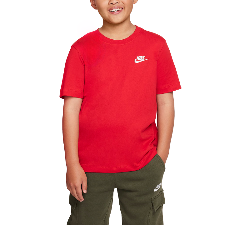 Nike Nike T Shirt Sportswear University Red Teenagers
