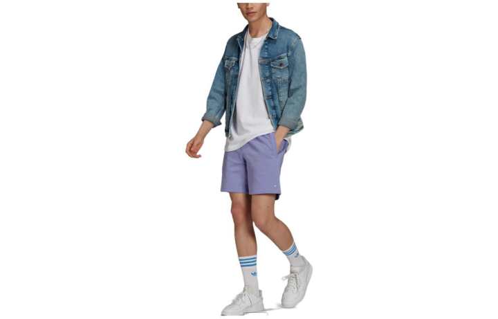Adidas Adidas Casual Shorts Men's Light Purple Moderate