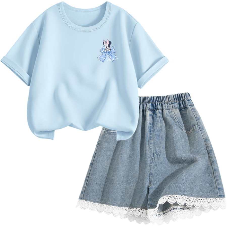 Disney Kids Casual Sportswear Crew Neck Thin