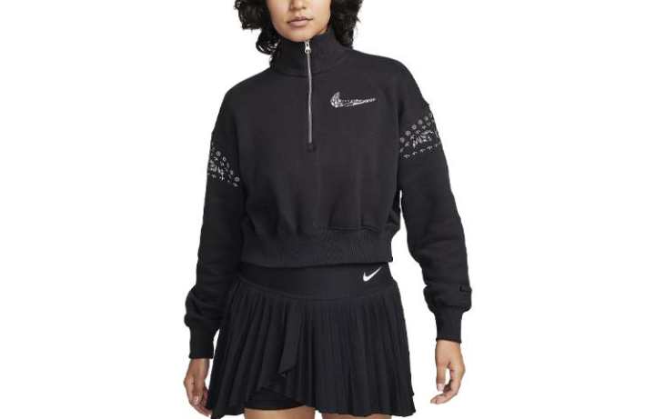 Nike Nike Sweatshirts Women's Black Turtleneck Moderate Regular
