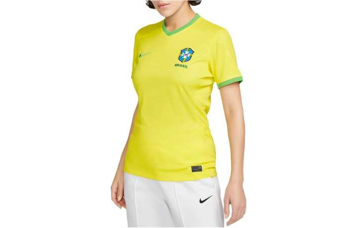 Nike Nike Brazil National Team Soccer Jersey Women's Yellow