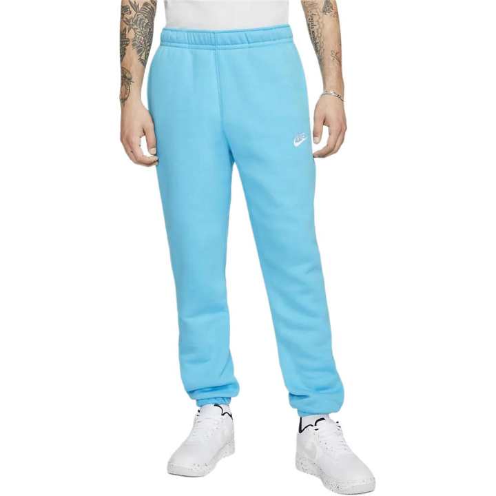Nike Nike Knitted Sweatpants Men's Sea Blue Moderate Cuffed Pants