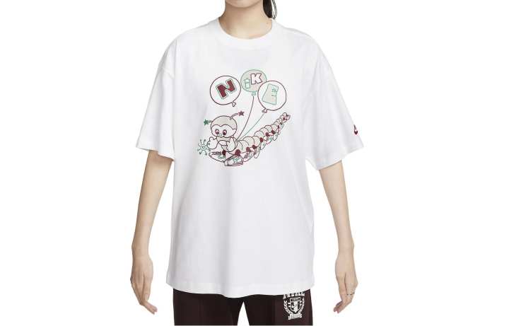 Nike Nike T Shirts Women's White Crew Neck Moderate Other