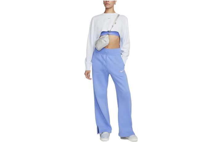 Nike Nike Crop Tops Women's Blue Crew Neck Moderate