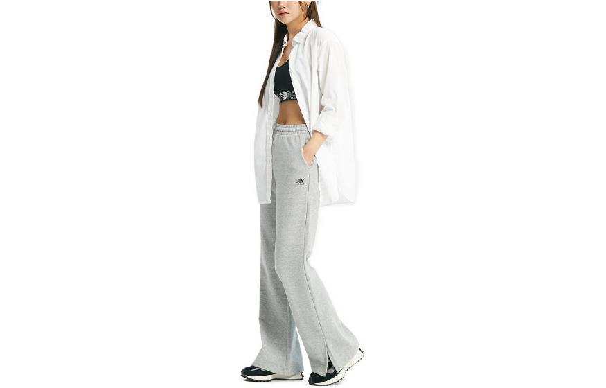 New Balance New Balance Casual Pants Women's Gray Moderate Wide Leg Pants