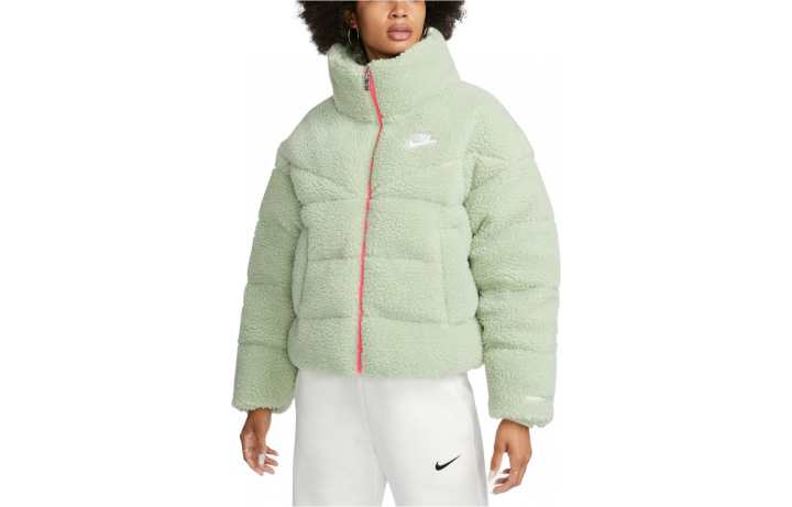Nike Nike Down Jackets Women's Green Stand Collar Thickened Other