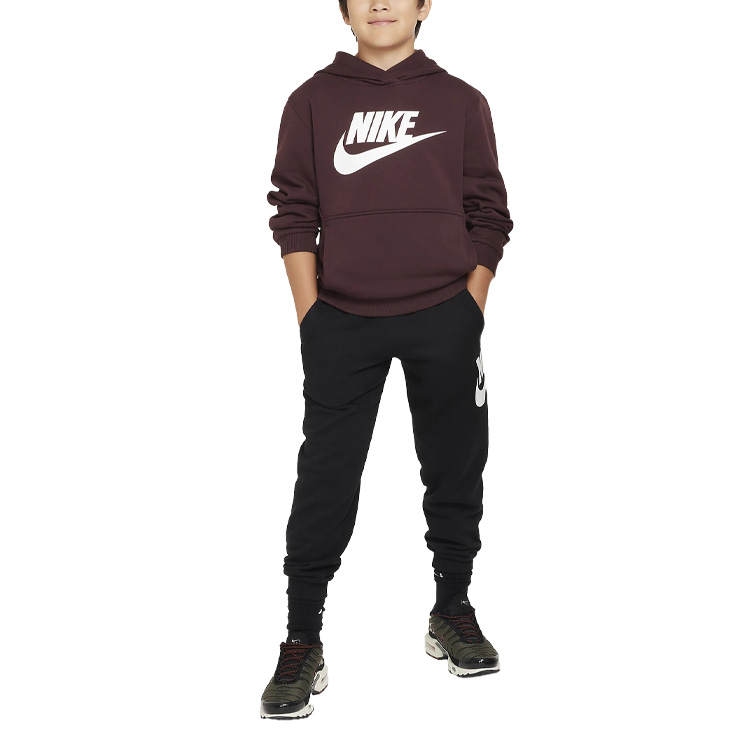 Nike Nike Sweatshirt Sportswear Club Burgundy Red/White Teenagers