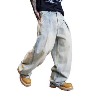 PANDA ADEVIL Jeans Unisex Light Blue