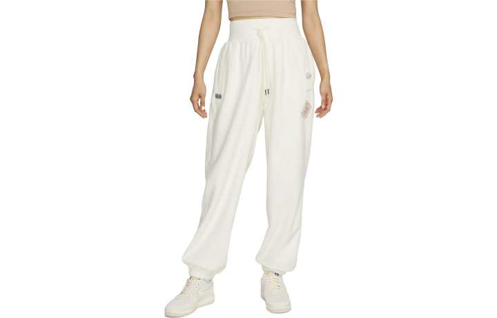 Nike Nike Naomi Osaka Phoenix Fleece Knitted Sweatpants Women's Ivory White