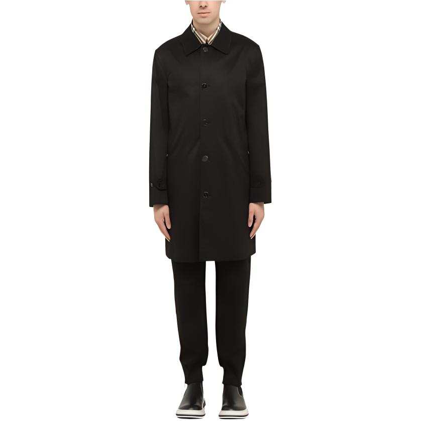 Burberry Trench Coat Men's Black
