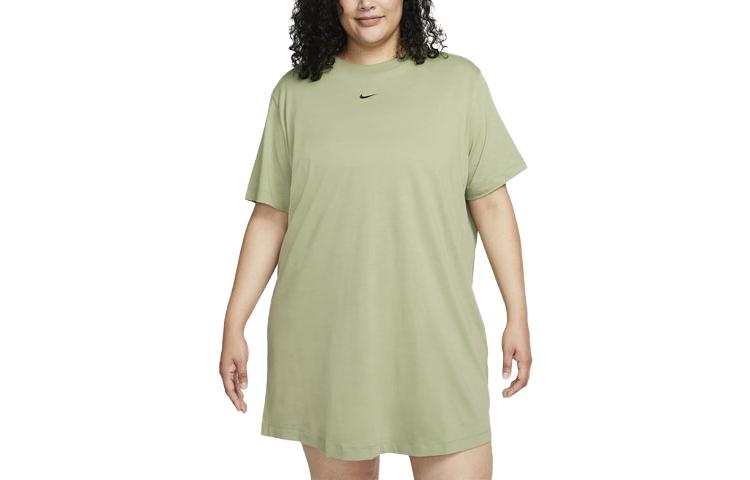 Nike Nike Sportswear Essentials Sportswear Essential Short Sleeved Dress Women's Oil Green