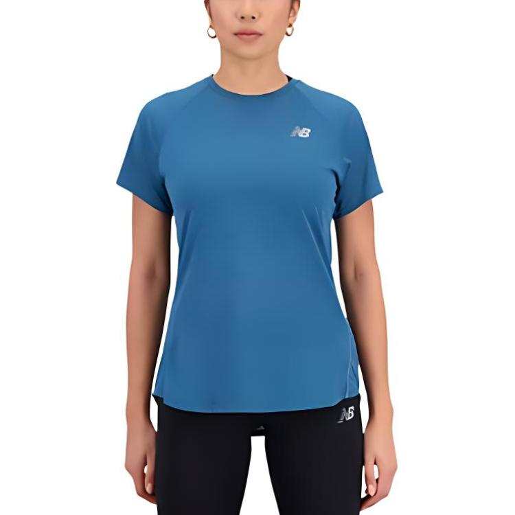 New Balance New Balance Raglan Sleeve T Shirt Women's Dark Moonstone Heather