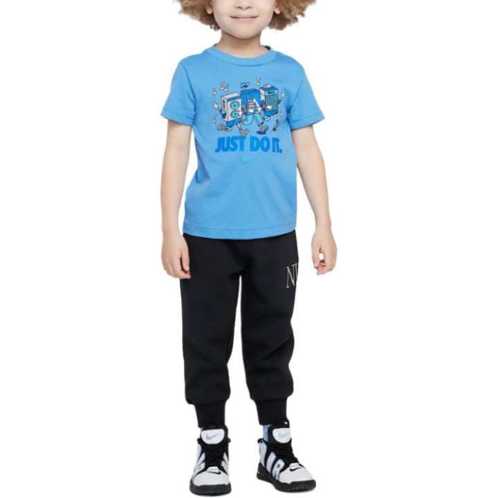 Nike Nike T Shirt Misic Boxy Pals Blue Transcend Infant And Toddler