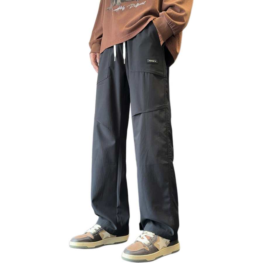 Tonlion Casual Pants Unisex Dark Khaki