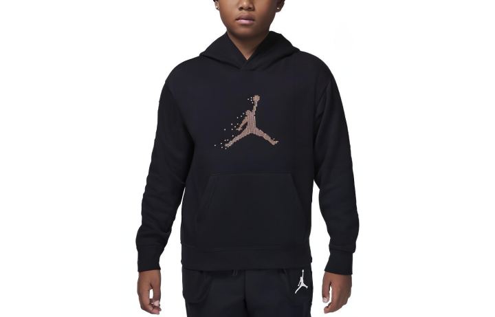 Jordan Jordan MJ Essentials Kids' Apparel MJ Essentials Member Pullover Sweatshirt Kids' Black