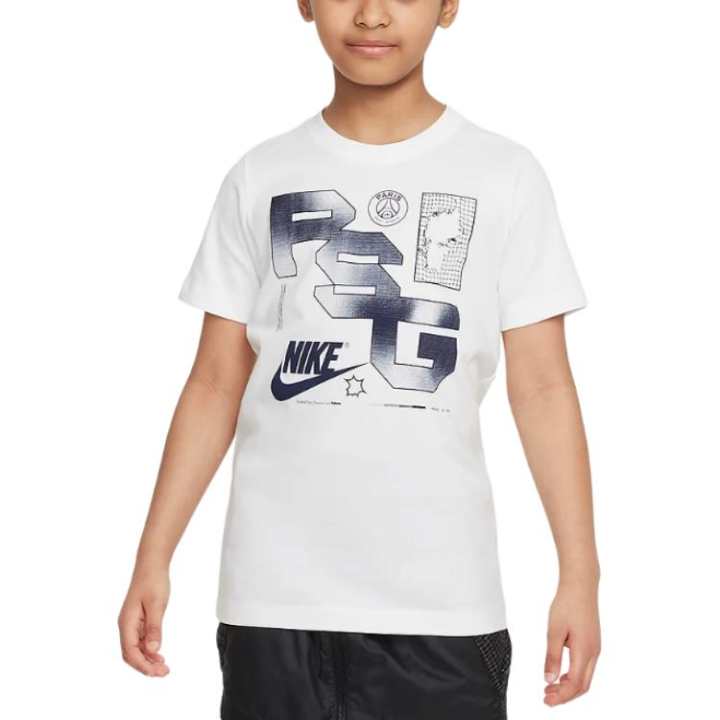 Nike Nike T Shirt Paris Saint Germain White Children Aged 3 7 Years Old