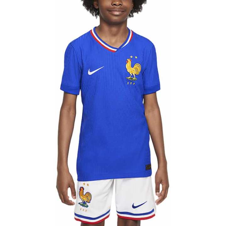 Nike Nike Dri Fit Strike Kids' Soccer Jersey Bright Blue/University Red/White Teenagers