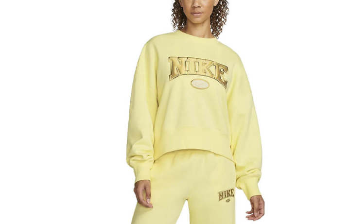 Nike Nike Sweatshirts Women's Lemon Crew Neck Moderate Regular