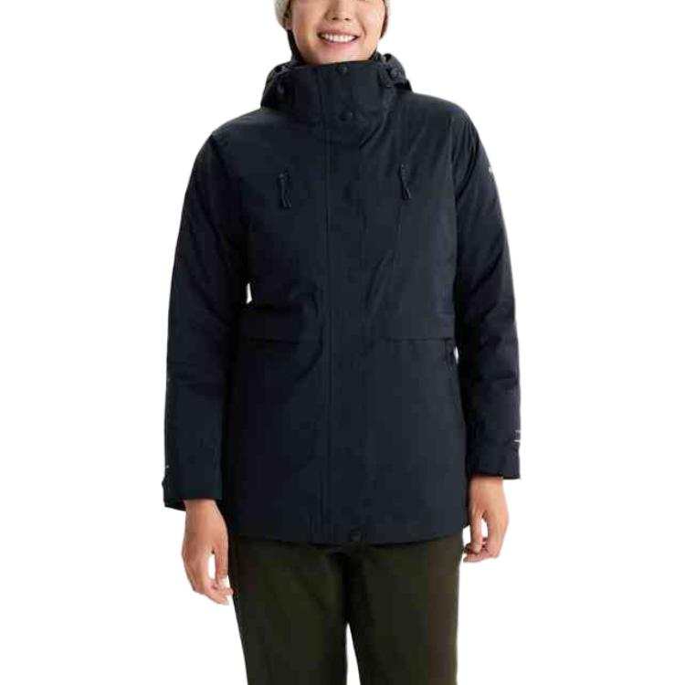Columbia Thermal Rainproof Windbreaker Jacket Women's Black