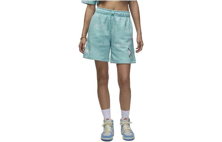 Jordan Jordan Sports Shorts Women's Sky Blue Moderate Knitted Shorts
