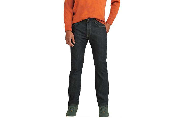 Levis Levis Jeans Men's Gray Black Moderate Straight Fit Pants