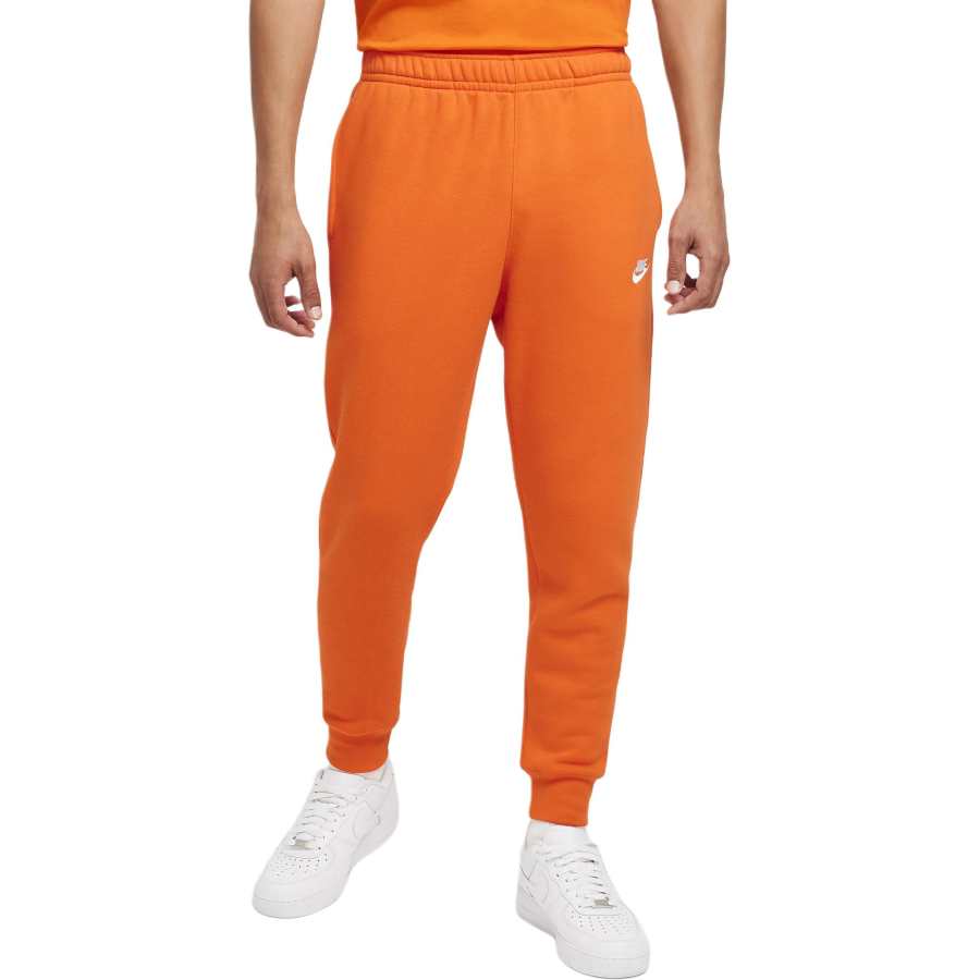 Nike Nike Sportswear Club Fleece Joggers Knitted Sweatpants Men's Orange