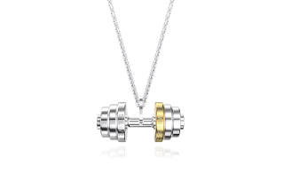 RAWNESS Titanium Steel Sporty Style Niche Necklace Unisex Bright Silver Trendy Brand Accessories