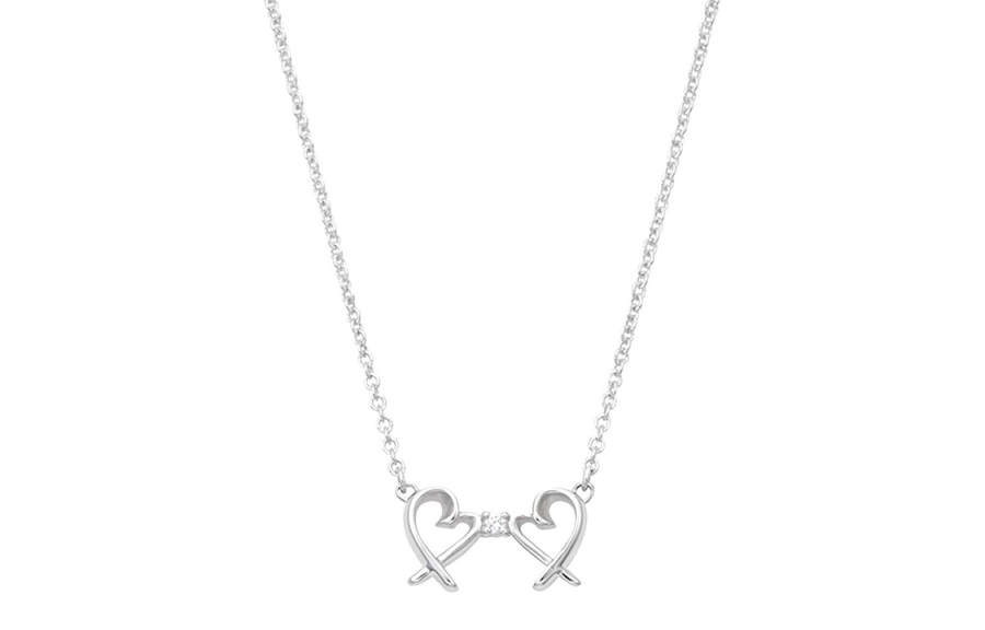 TIFFANY & CO. Paloma Picasso 925 Silver Set With Diamonds Necklaces Women's
