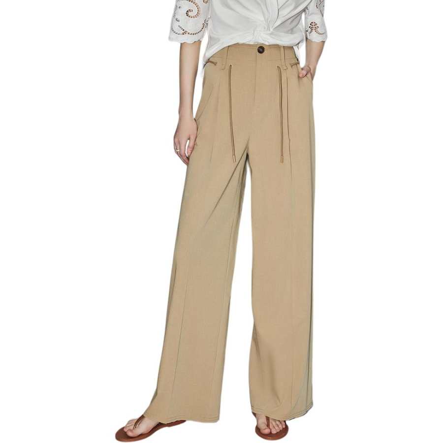ELLE Casual Pants Women's Khaki