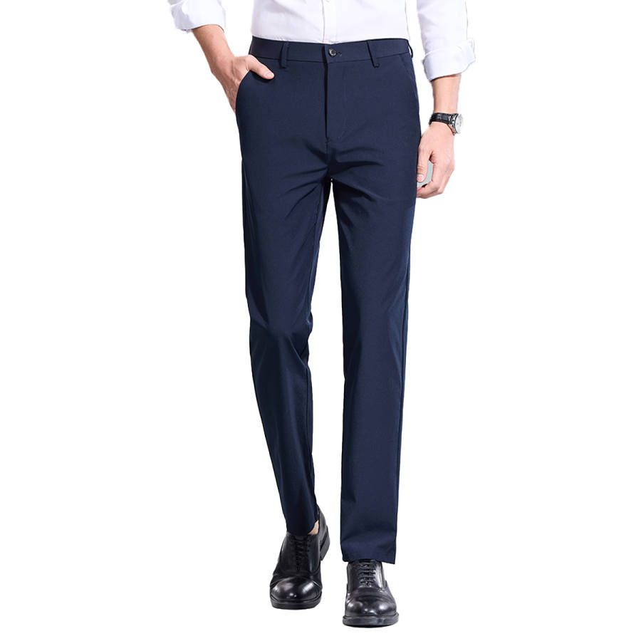 Hodo Casual Pants Men's Moderate Straight Fit Pants