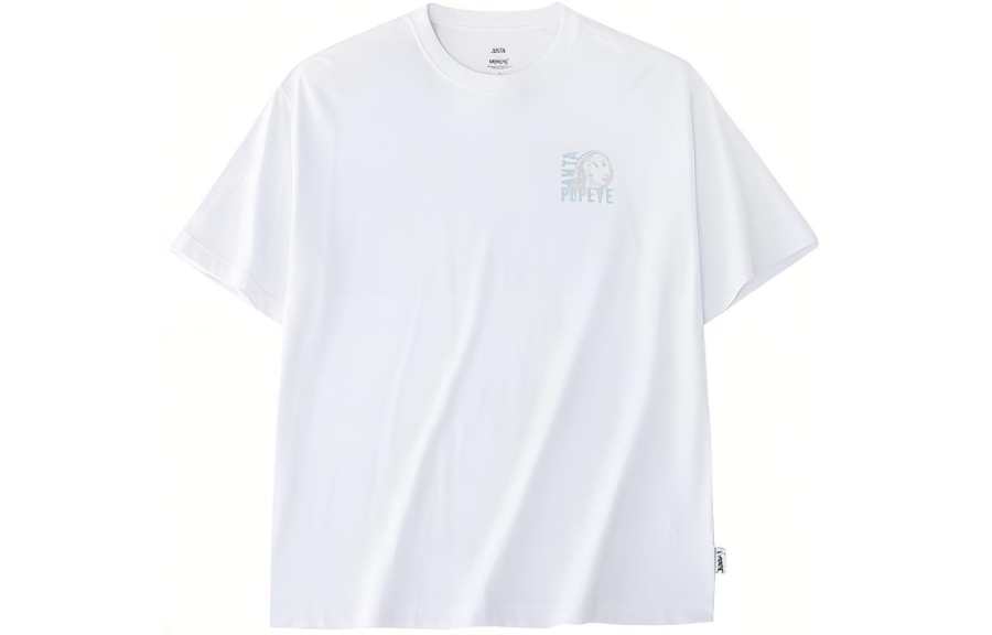 Anta x POPEYE Life Collection T Shirt Men's Pure White