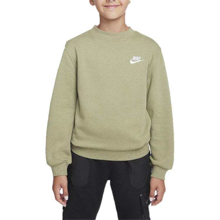 Nike Nike Sweatshirt Kids' Apparel Sportswear Club Fleece Green Kids'