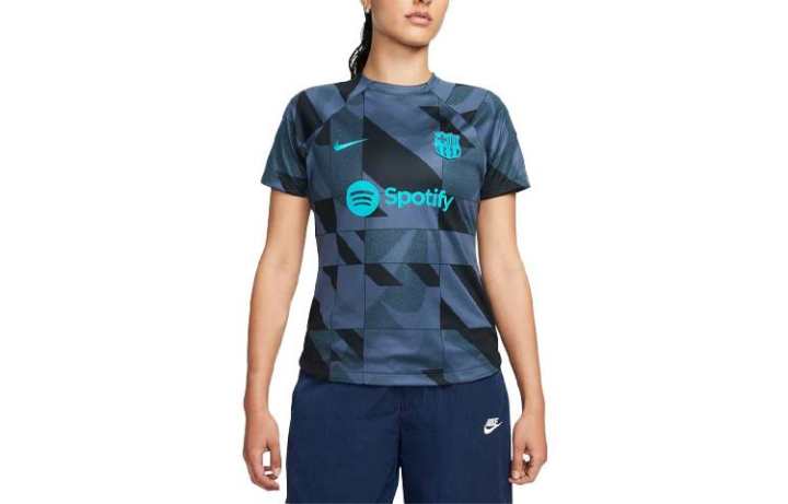 Nike Nike Dri Fit Raglan Sleeve T Shirt Women's Blue