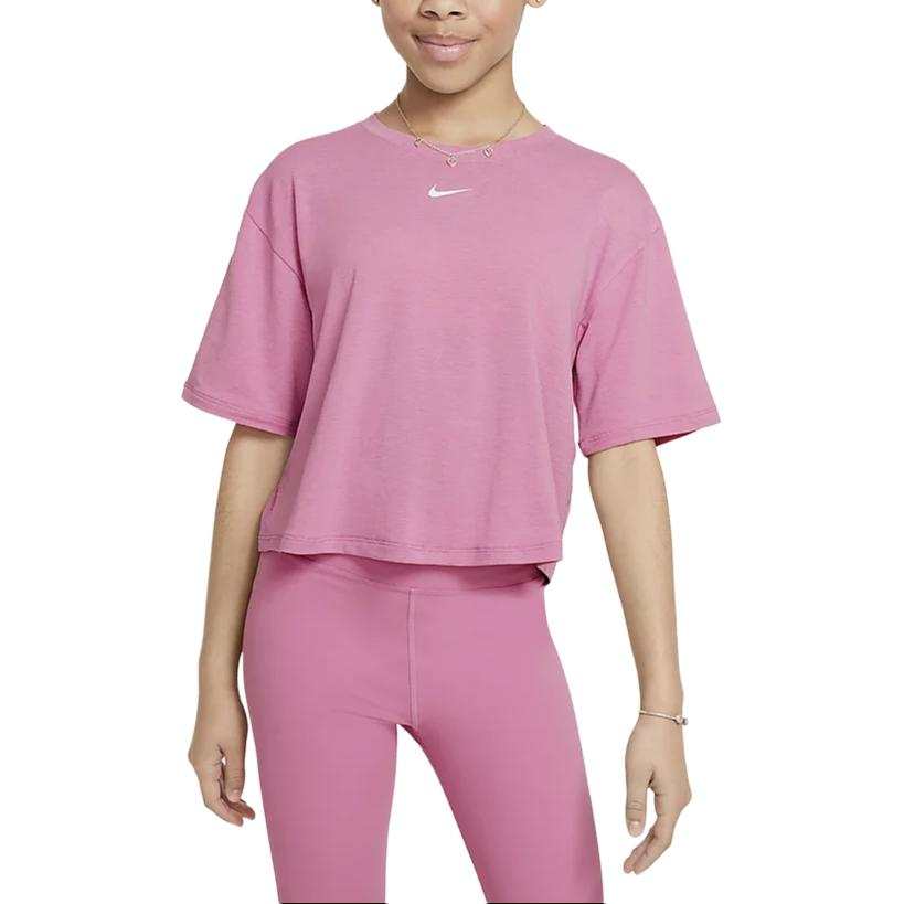 Nike Nike T Shirt Mysterious Flamingo Red Teenagers