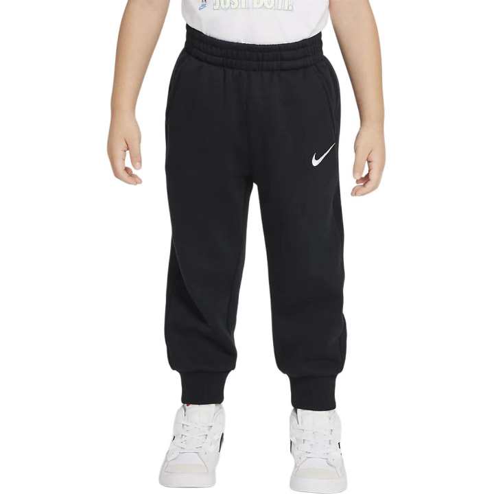 Nike Nike Full Length Pants Brand Logo Comfortable Fleece Lined Knitted Fabric Black Infant And Toddler