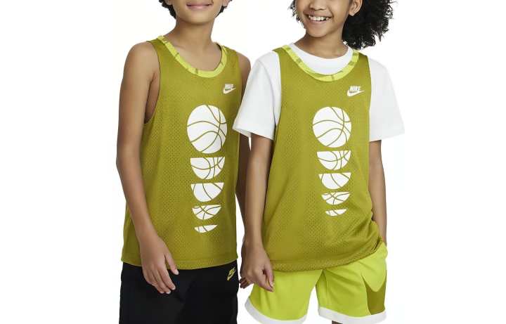 Nike Nike Kids' Basketball Jersey Moss Green Kids'