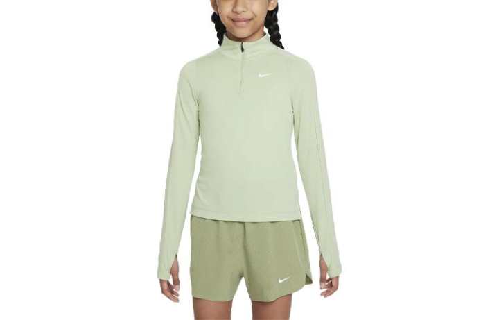 Nike Nike T Shirt Kids' Apparel Dri FIT Light Green Kids'