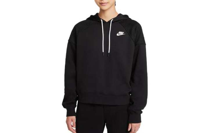 Nike Nike Sweatshirts Women's Black/White Hooded Moderate Other