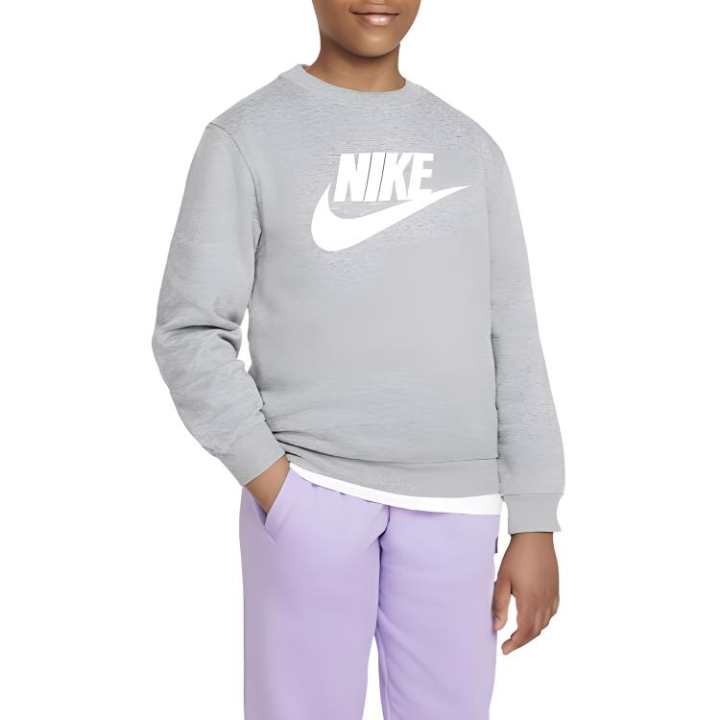 Nike Nike Sweatshirt Dark Gray Heather/white Teenagers