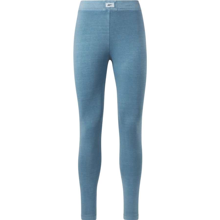 Reebok Knitted Sweatpants Women's Blue Moderate Slim Fit Pants