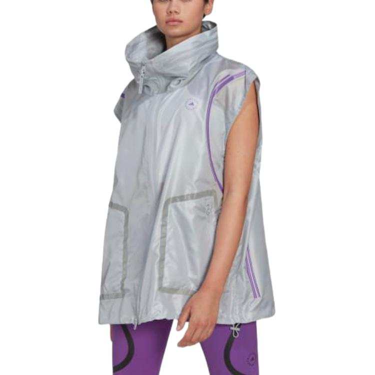 Adidas Adidas By STELLA MCCARTNEY TRUEPACE RUNNING GILET Vest Women's Transparent Agate