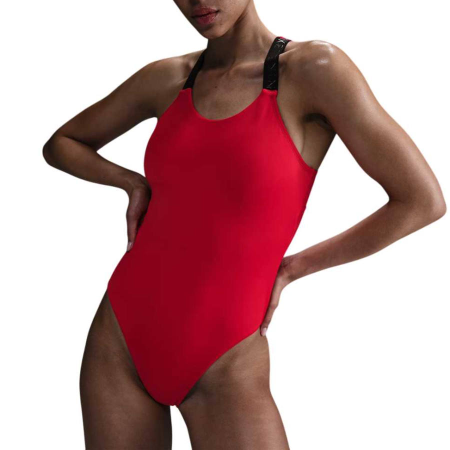 Nike Nike Swoosh Hydralock Racerback One piece Swimsuit Women's Red