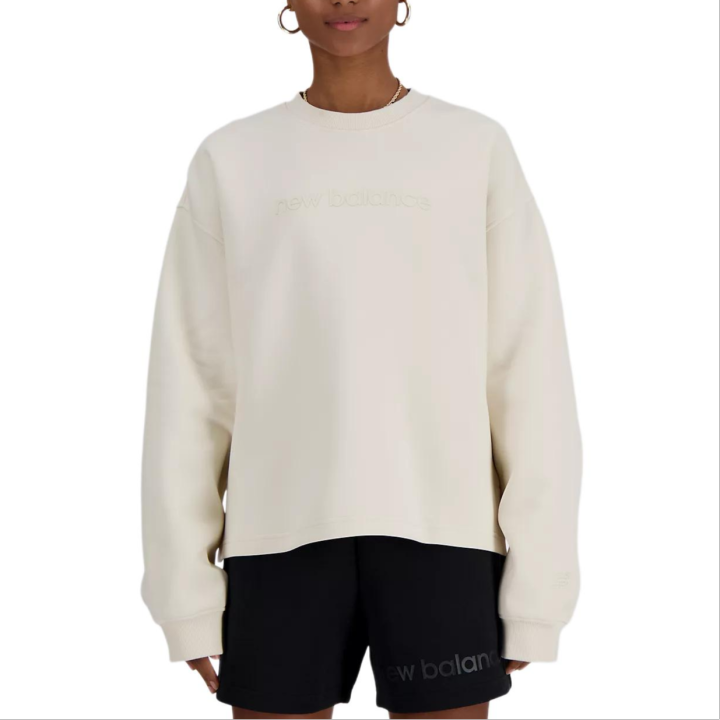 New Balance New Balance Hyper Density Double Knit Crew Sweatshirt Women's Linen