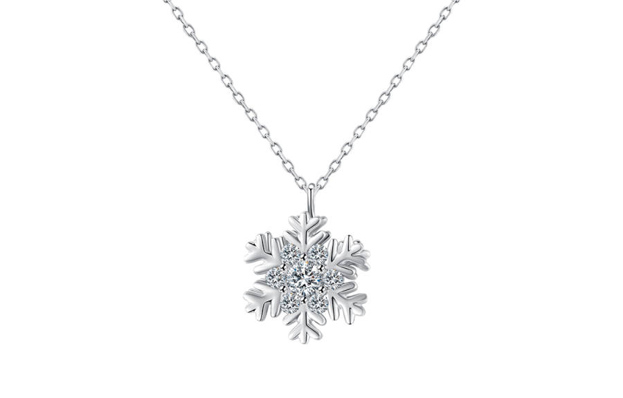 VEECANS VEECANS 925 Sterling Silver Necklaces Women's