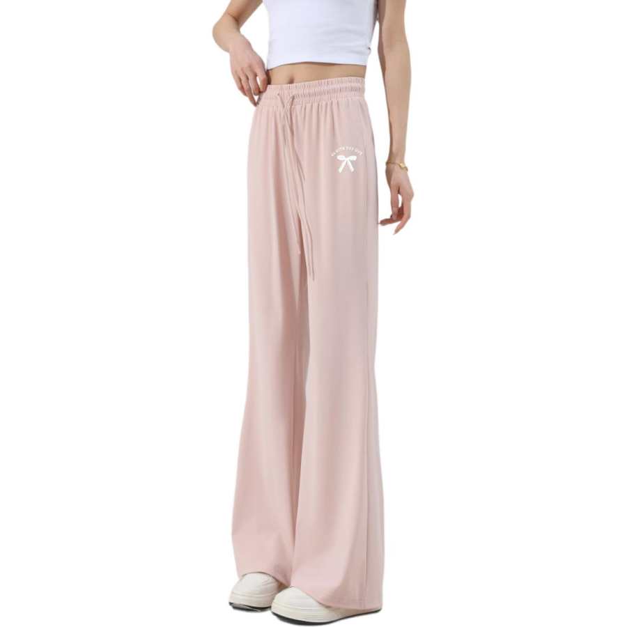 Tonlion Casual Pants Women's Thin Flared Pants