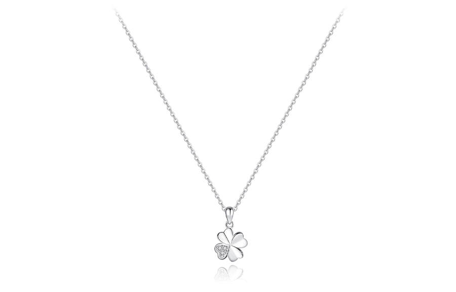 BLANK IN BLANK 999 Silver Zircon Necklaces Women's