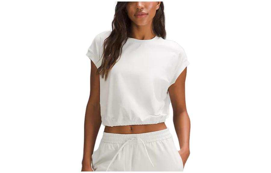 Lululemon T Shirts Women's Crew Neck Moderate Straight Fit