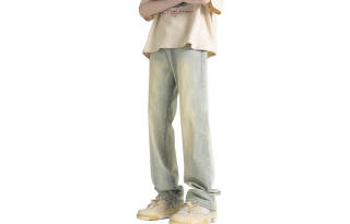 SWAMP AREA Jeans Unisex Moderate Straight Fit Pants